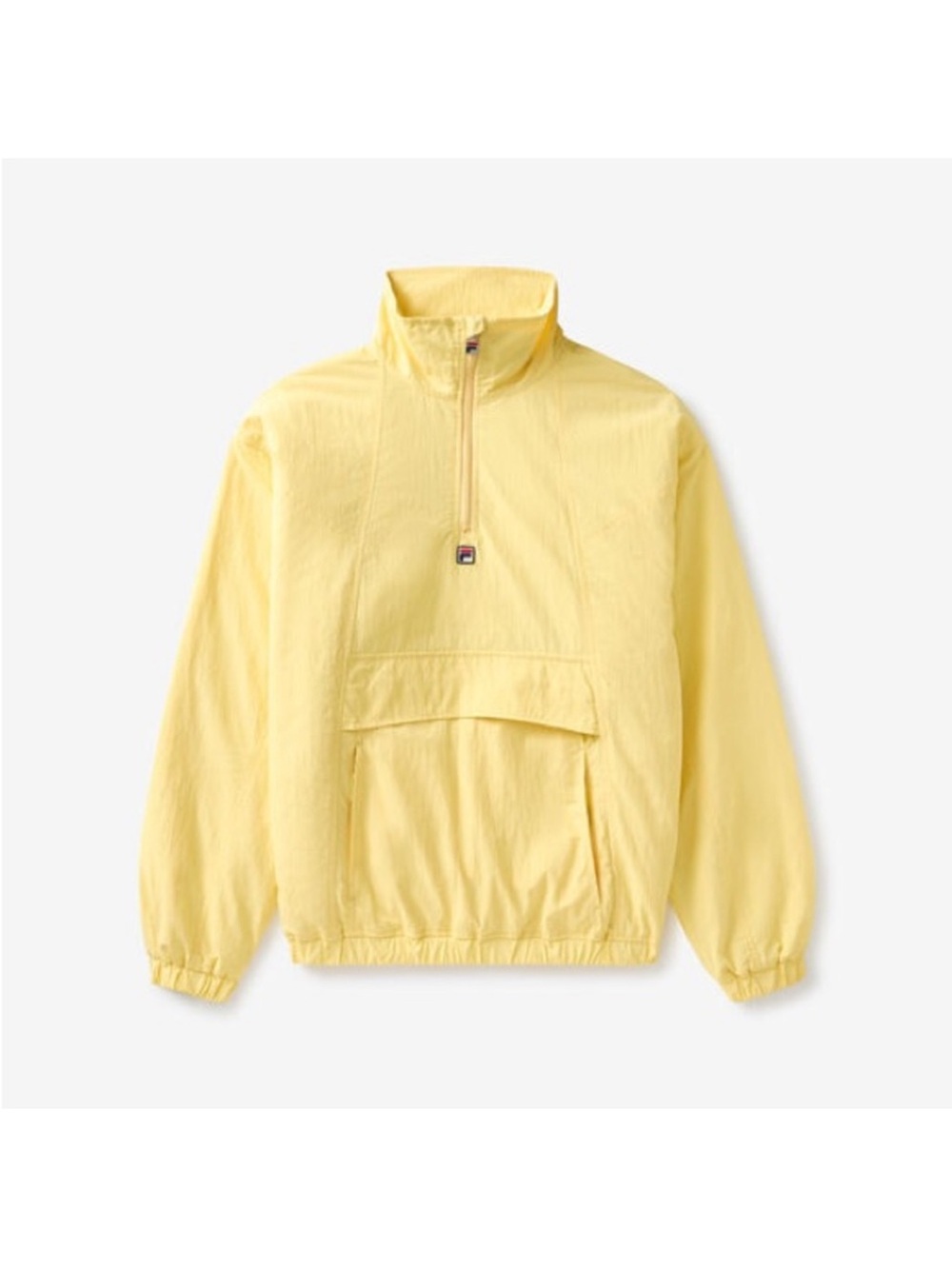 New ! FILA Hailey Bieber Pale Yellow Padded Pullover Jacket